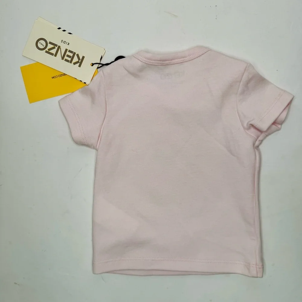 NWT KENZO Baby Elephant Logo 2 Piece Set Top Leggings Pink Reversible Size 3M - Picture 13 of 16